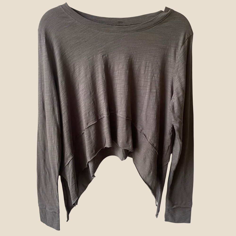 Whimsigoth Fairy Asymmetrical Natural Life Long sleeve 100% Cotton Small